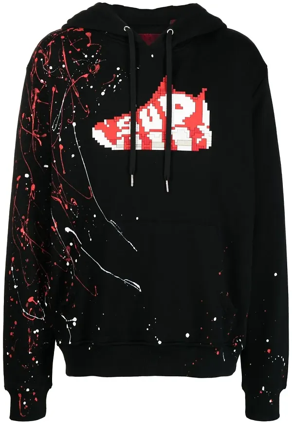 Mostly Heard Rarely Seen 8-Bit Hype Air långärmad hoodie - Svart