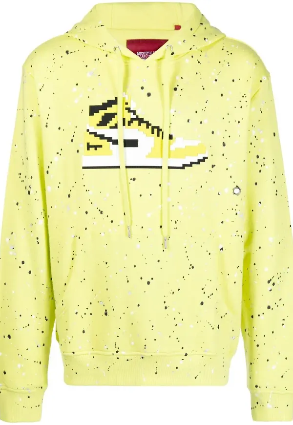 Mostly Heard Rarely Seen 8-Bit Neon Volt hoodie - Gul
