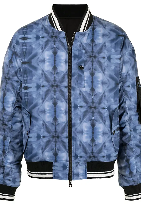Mostly Heard Rarely Seen Kaleidoscope bomberjacka - Blå