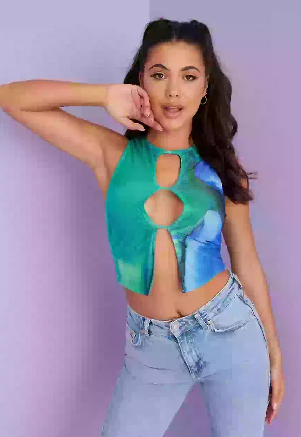 Motel Nolan Top Crop tops Washed