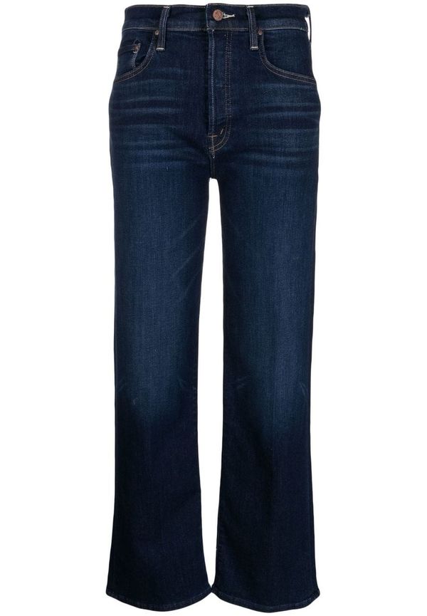 MOTHER bootcut-jeans med hög midja - Blå