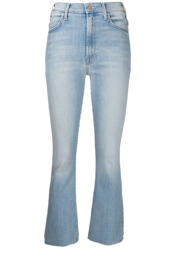 MOTHER bootcut-jeans med hög midja - Blå