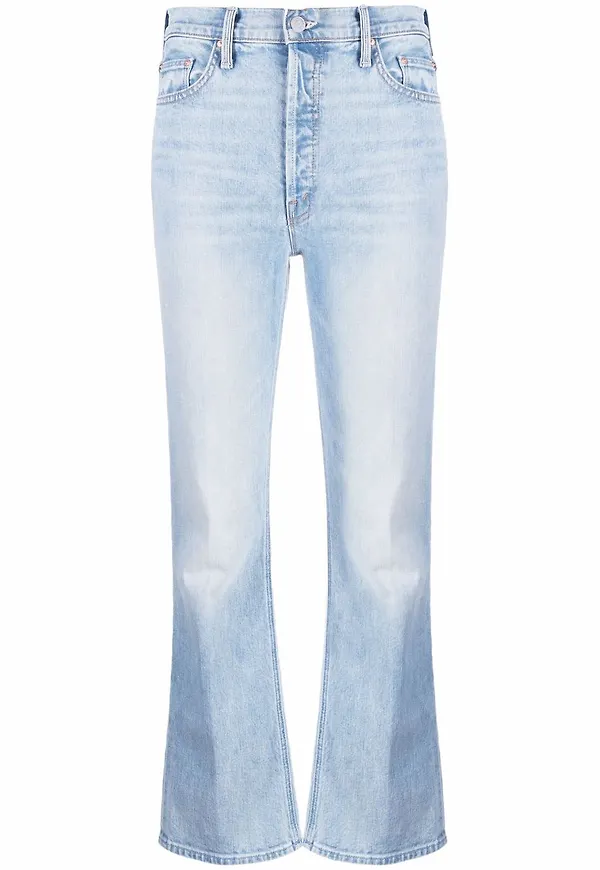 MOTHER bootcut-jeans med hög midja - Blå