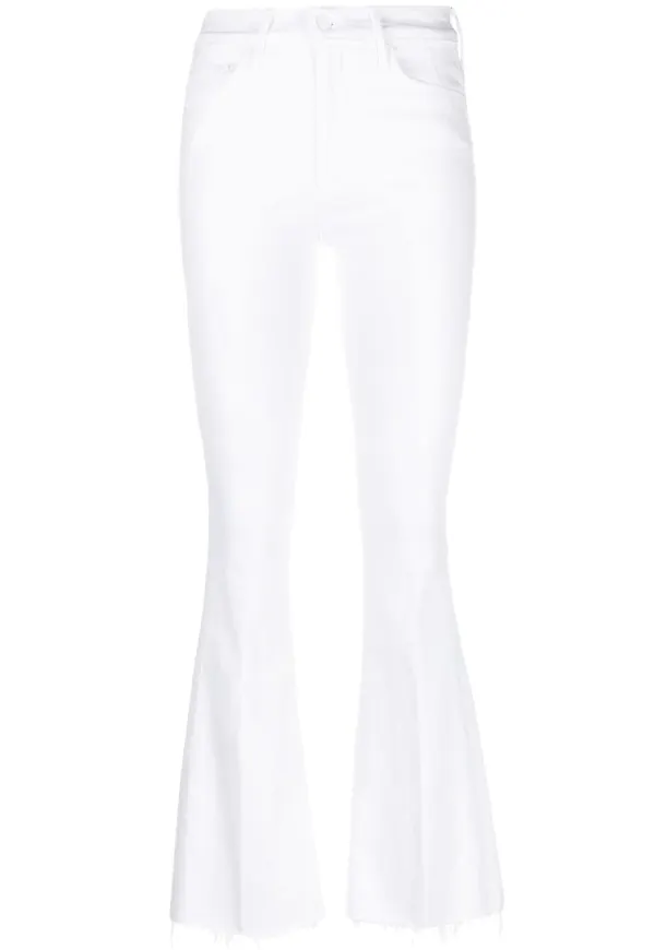 MOTHER flare-jeans - Vit