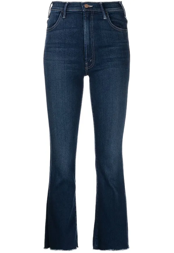 MOTHER flare-jeans med hög midja - Blå