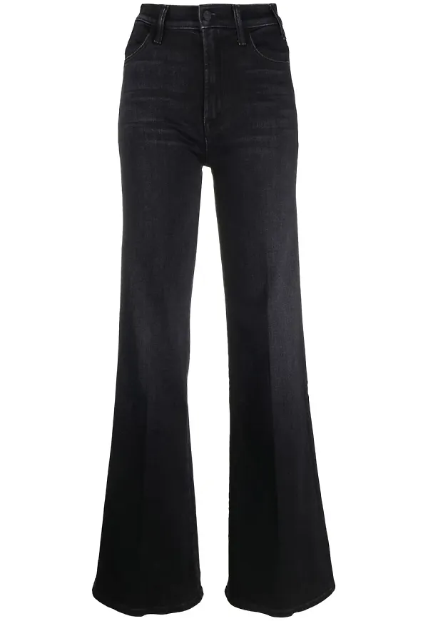 MOTHER flare-jeans med hög midja - Blå