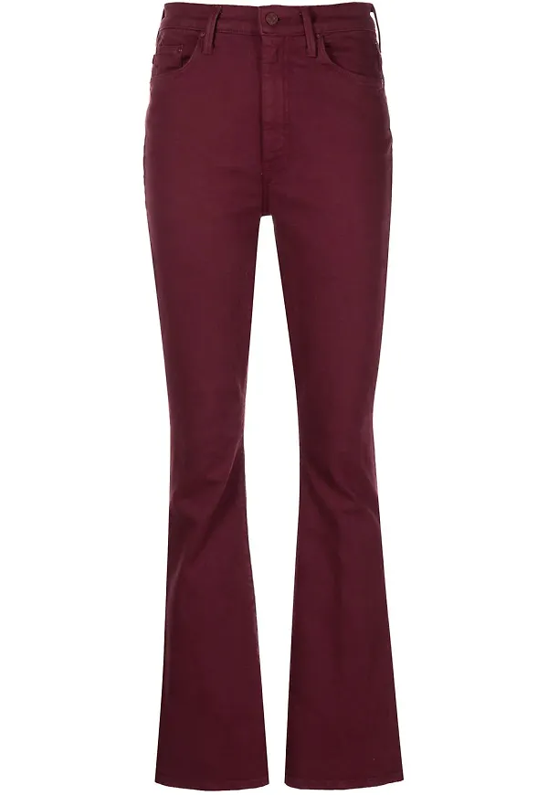 MOTHER flare-jeans med hög midja - Lila