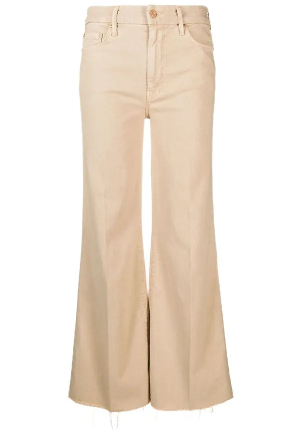 MOTHER flare-jeans med hög midja - Neutral