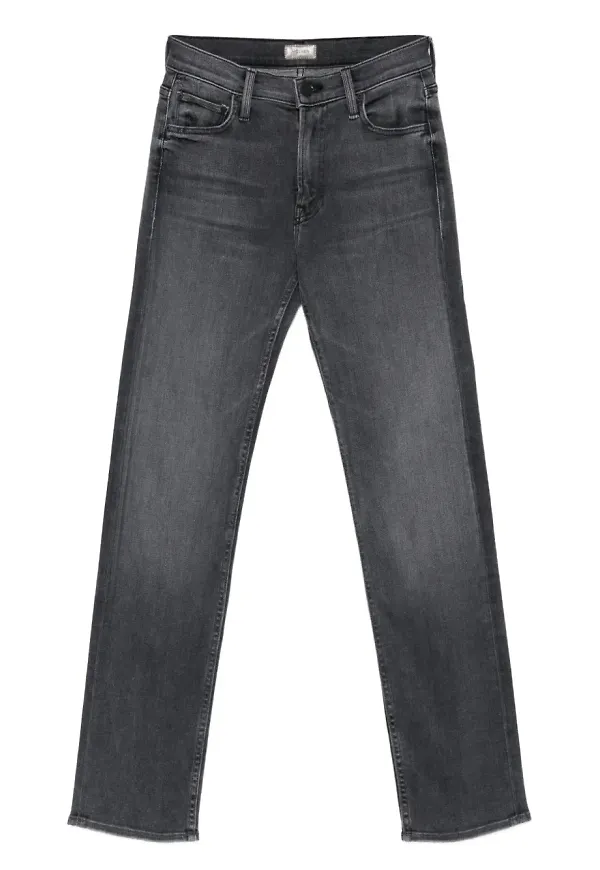 MOTHER Mid Rise Rider Skimp jeans - Grå
