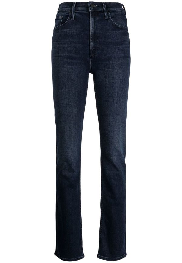 MOTHER Rider jeans med hög midja - Blå