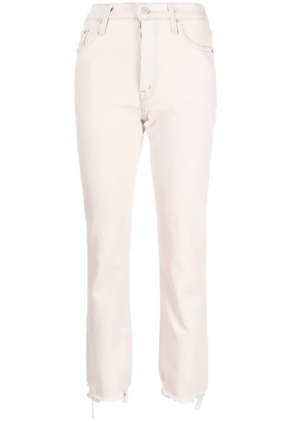 MOTHER skinny-jeans i stretch - Rosa