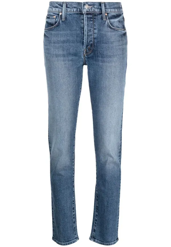 MOTHER straight-jeans - Blå