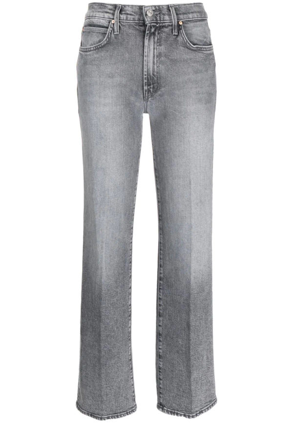 MOTHER straight-jeans - Grå