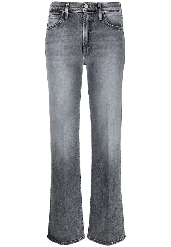 MOTHER straight-jeans - Grå