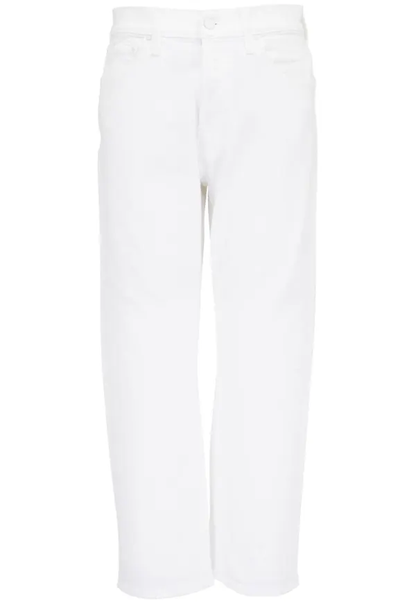 MOTHER straight-jeans - Vit
