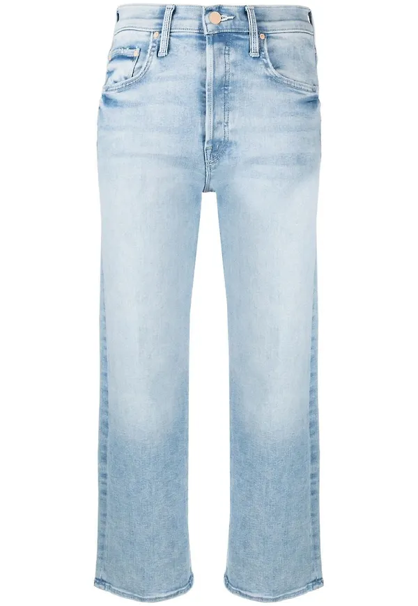 MOTHER The Rambler ankellånga jeans - Blå