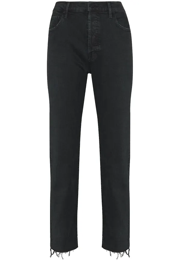 MOTHER The Scrapper straight-jeans - Svart