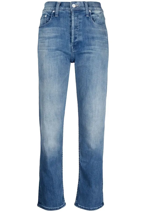 MOTHER The Tomcat ankellånga jeans - Blå