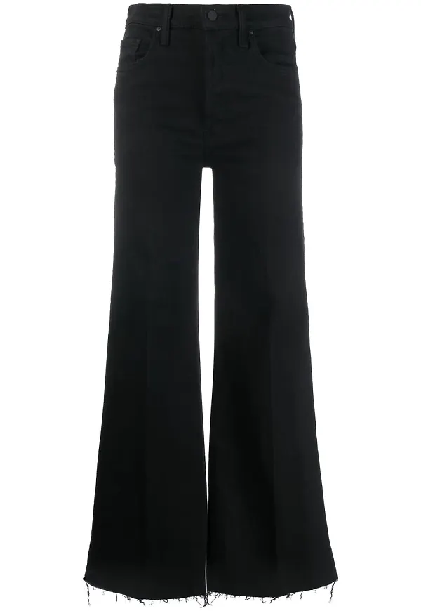 MOTHER The Tomcat Roller wide leg-jeans - Svart
