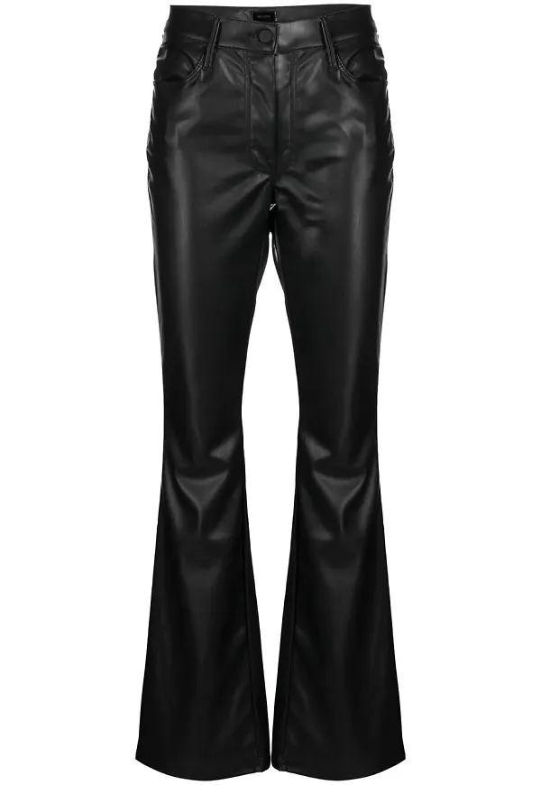MOTHER The Weekender Heel skinnbyxor - Svart