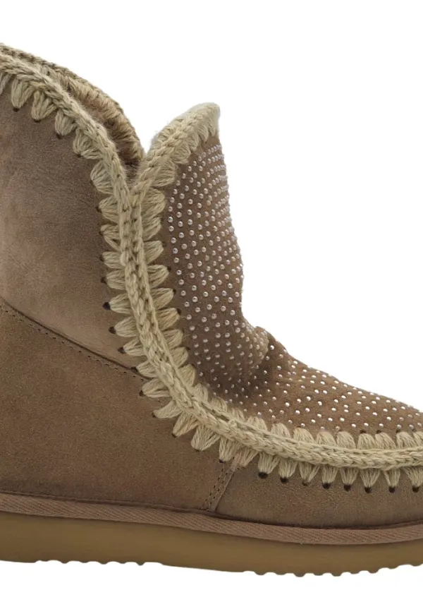 Mou boots hotfix studs Brun, Dam