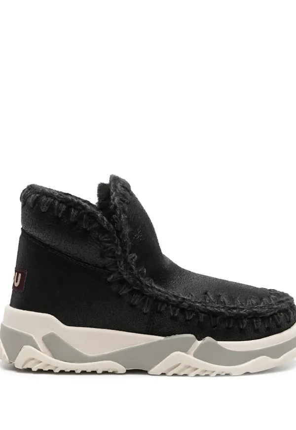 Mou slip on-sneakers - Svart