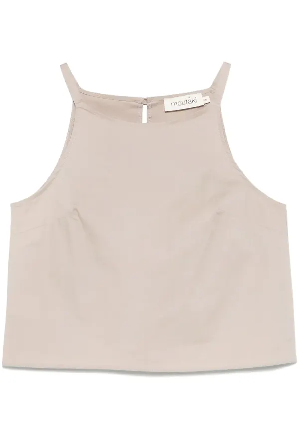 MOUTAKI linne i stretch - Neutral