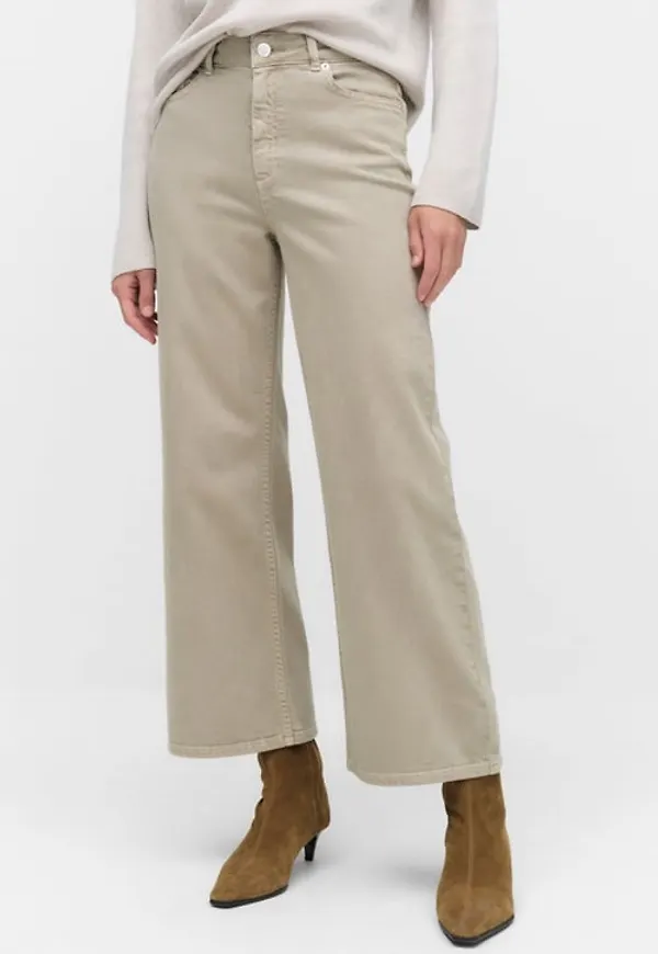 MQ Marqet Dobber Naemi Denim Trousers Bootcut & Flared Jeans Sand Wash Dam 40