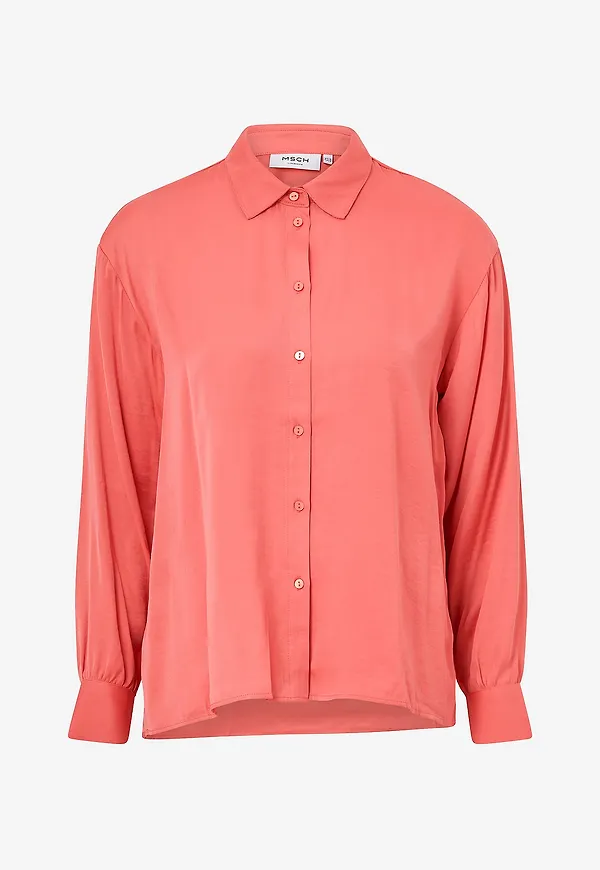 MSCH Copenhagen - Blus mschStefana Maluca Shirt - Rosa