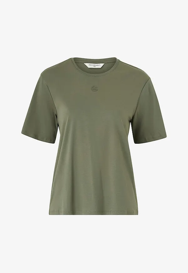 MSCH Copenhagen - Topp mschMelea Icon Tee - Grön