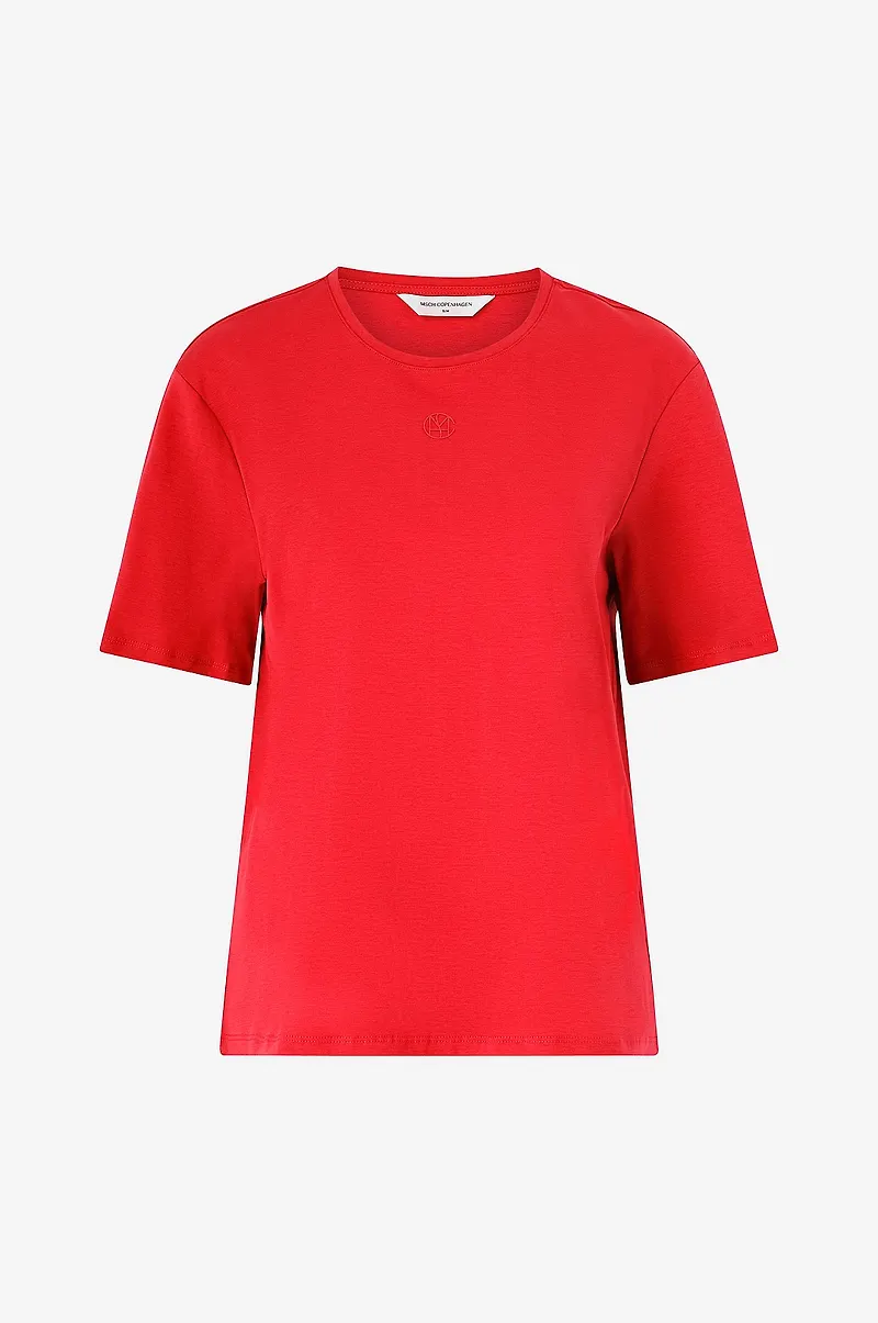 MSCH Copenhagen - Topp mschMelea Icon Tee - Röd