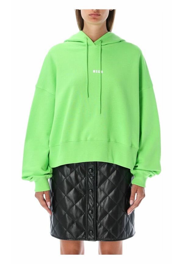 Msgm - Hoodies - Grön - Dam - Storlek: M,S,Xs