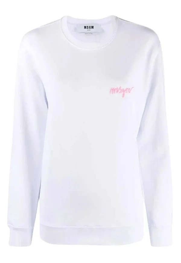 Msgm - Hoodies - Vit - Dam - Storlek: L,S,M
