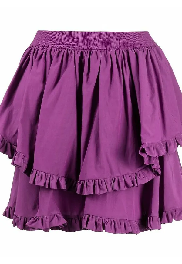 Msgm - Midikjolar - Lila - Dam - Storlek: Xs,2Xs