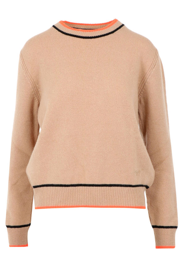 Msgm - Stickade tröjor & koftor - Beige - Dam - Storlek: L