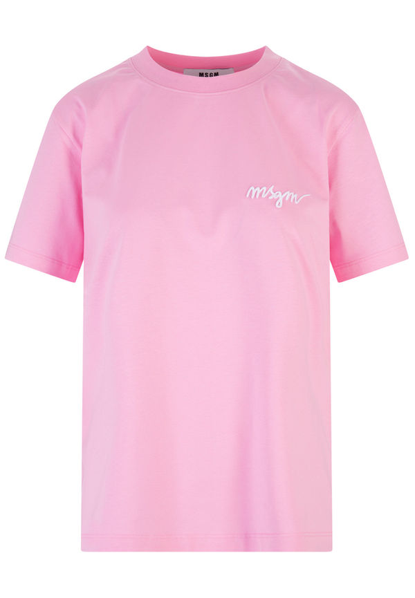 Msgm - T-shirts - Rosa - Dam - Storlek: L,M,S,Xs