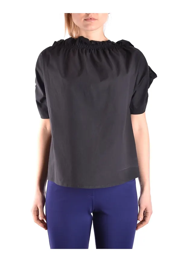 Msgm - T-shirts - Svart - Dam - Storlek: S