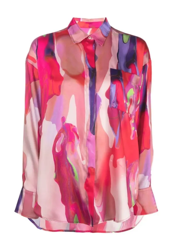 Msgm Blouses Rosa, Dam
