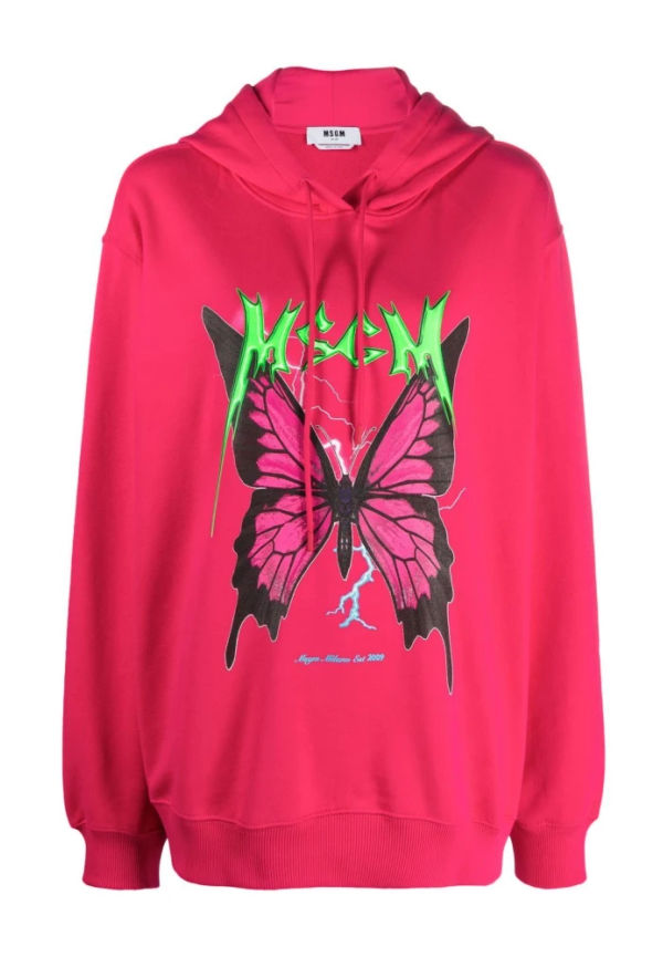 Msgm Luvtröja Rosa, Dam