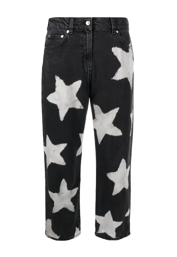 Msgm Raka jeans Svart, Dam