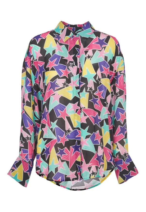 Msgm Shirts Lila, Dam