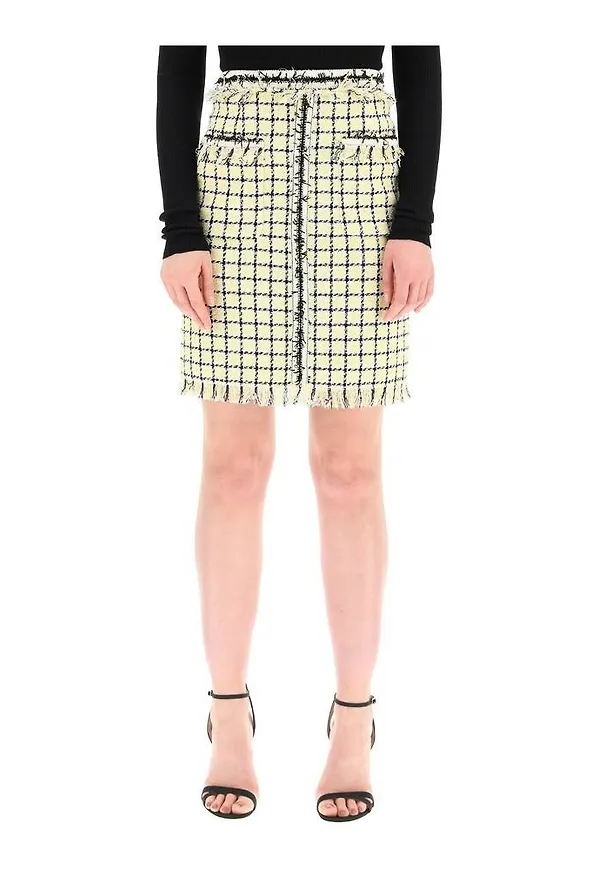 Msgm Skirt Vit, Dam