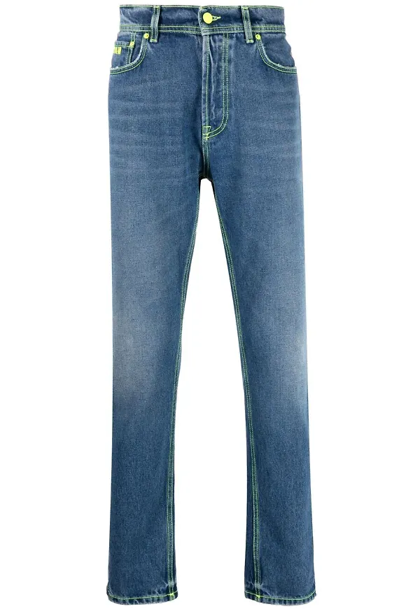 MSGM straight-jeans - Blå