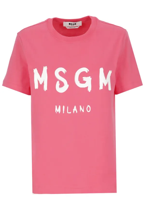 Msgm T-shirts Rosa, Dam