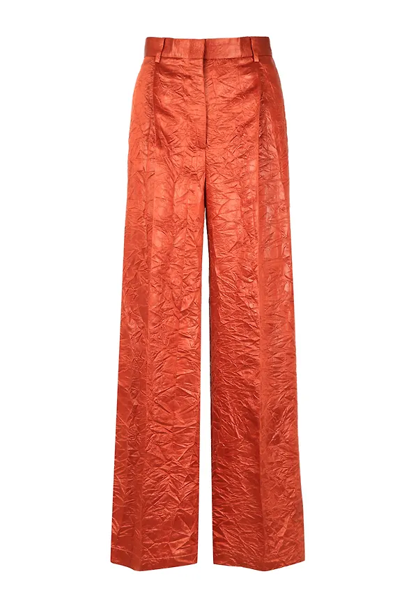 Msgm Trousers Orange, Dam
