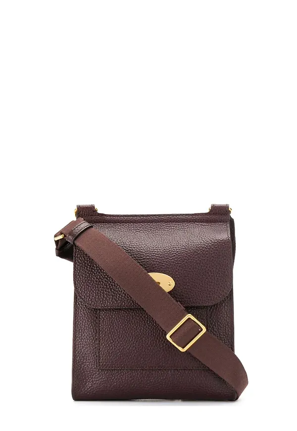 Mulberry Antony liten axelväska - Brun