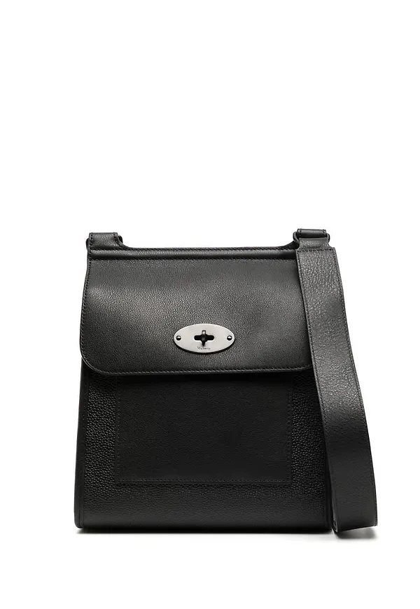 Mulberry Antony Scotchgrain axelremsväska - Svart