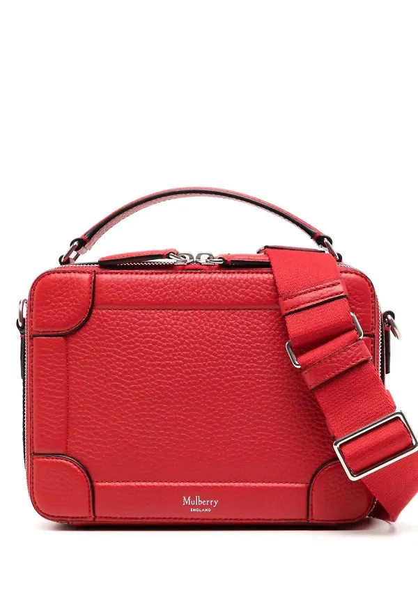 Mulberry Belgrave axelremsväska - Röd