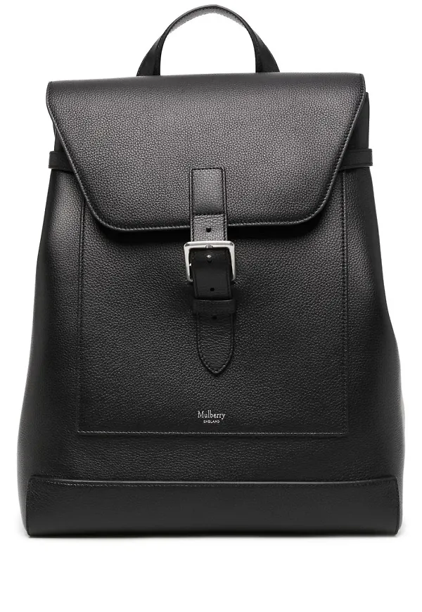 Mulberry Chiltern präglad ryggsäck - Svart