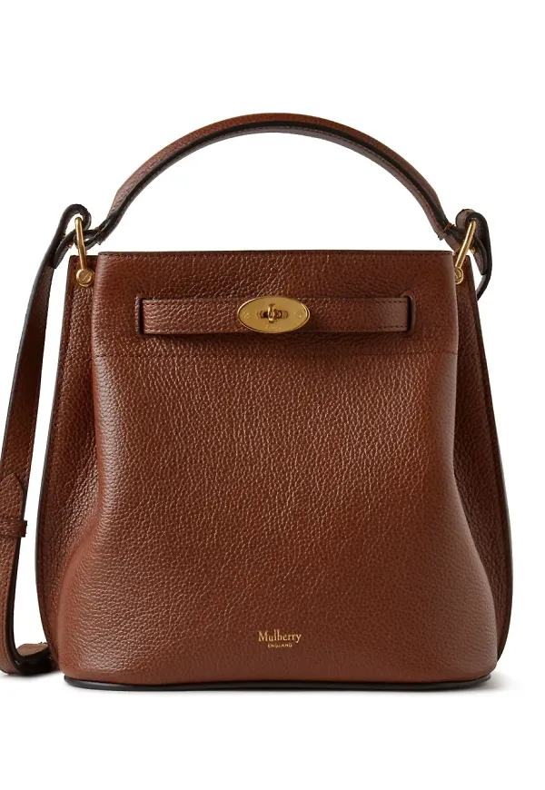 Mulberry Islington liten bucketbag - Brun